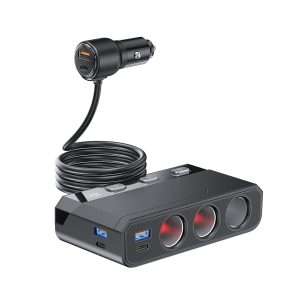 B42-345W High Power/4QC3.0+4PD 225W/3 Socket