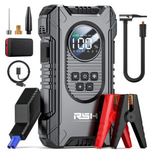 W-X7-Jump Starter withTire Inflator/5000A Peak/150PSI